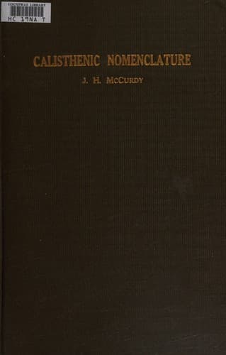 Calisthenic nomenclature