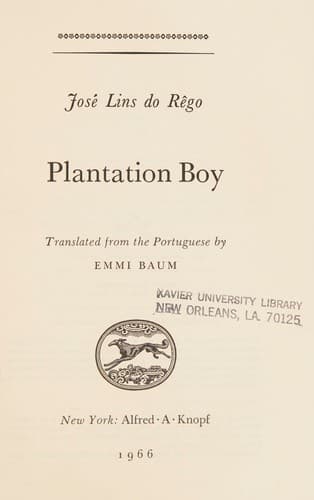 Plantation boy.