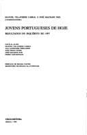 Jovens portugueses de hoje: resultados do inquérito de 1997