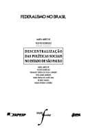 Descentralização das políticas sociais no estado de São Paulo