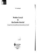 Poder local X exclusão social: a experiência das prefeituras democráticas no Brasil