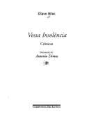 Vossa insolência: crônicas