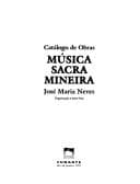 Música sacra mineira: catálogo de obras