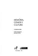Memória, cidade e cultura
