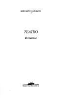Teatro: romance