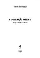 A escrituração da escrita: teoria e prática do texto literário