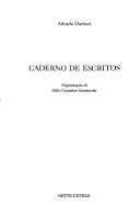 Caderno de escritos