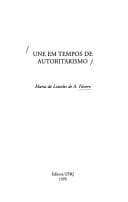 UNE em tempos de autoritarismo