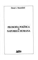 Filosofia política & natureza humana