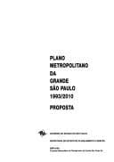 Plano metropolitano da Grande São Paulo, 1993/2010: proposta