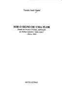 Sob o signo de uma flor: estudo da revista A Violeta, publicação do Grêmio Literário "Júlia Lopes", 1916 a 1950