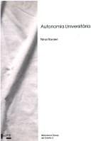 Autonomia universitária: as universidades públicas e a Constituição federal de 1988