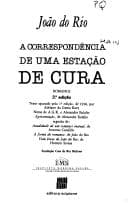 A correspondencia de uma estação de cura: romance