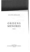 Ordens menores: romance