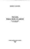 Tocata para dois clarins: [romance] : com um retrato original de Júlio Resende
