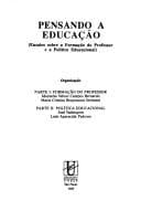 Pensando a educação: ensaios sobre a formação do professor e a política educacional