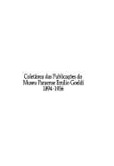 Coletânea das publicações do Museu Paraense Emílio Goeldi, 1894-1956