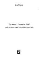 Transporte e energia no Brasil: estudo do caso da região metropolitana de São Paulo