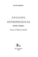 Análises antropológicas: estudo teórico