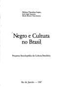 Negro e cultura no Brasil