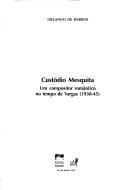 Custódio Mesquita: um compositor romântico no tempo de Vargas, 1930-45