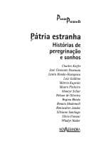 Pátria estranha: histórias de peregrinação e sonhos