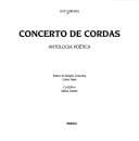 Concerto de cordas: antologia poética