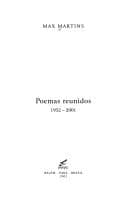 Poemas reunidos, 1952-2001