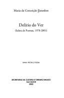 Delírio do ver: seleta de poemas, 1970-2001