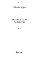 Diário íntimo da palavra: poesia