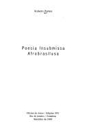 Poesia insubmissa afrobrasilusa