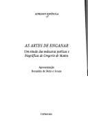 As artes de enganar: um estudo das máscaras poéticas e biográficas de Gregorio de Mattos
