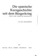 Die spanische Kurzgeschichte seit dem Bürgerkrieg