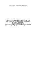 Educação Pré-Escolar e Cultura