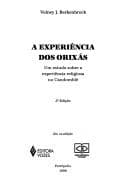 A experiência dos orixás: um estudo sobre a experiência religiosa no candomblé