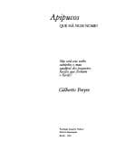 Apipucos: que há num nome?