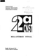 2a CNST: Relatorio final