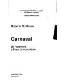 Carnaval: da Redentora à praça do Apocalipse