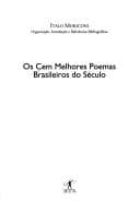 Os cem melhores poemas brasileiros do século