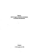 Pensamiento y literatura en América Latina: memoria del XX Congreso del IILI
