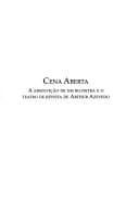Cena aberta: A absolvicao de um bilontra e o teatro de revista de Arthur Azevedo (Colecao Varias historias)