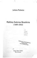 Política Externa Brasileira 1889-2002