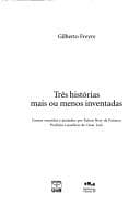 Três historias mais ou menos inventadas