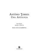 Antônio Torres: uma Antologia
