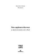 Na Captura da Voz: as Edições da Narrativa Oral no Brasil