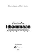 Direito Das Telecomunicac~oes: A Regulac~ao Para a Competic~ao
