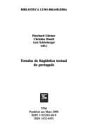 Estudos de linguistica textual do portugues