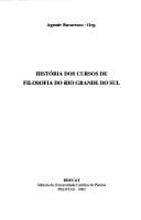 História dos cursos de filosofia do Rio Grande do Sul