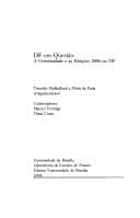 DF em questão: a universidade e as eleições 2006 no DF
