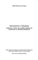 Saneamento e cidadania: trajetórias e efeitos das políticas públicas de saneamento na Baixada Fluminense